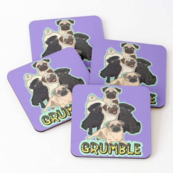 Item preview, Pug Grumble designed and sold by FivePugs.
