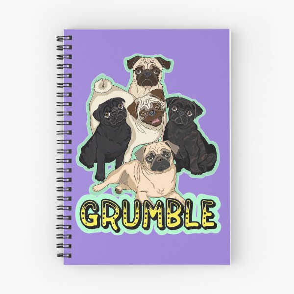 Item preview, Pug Grumble designed and sold by FivePugs.