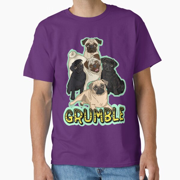 Item preview, Pug Grumble designed and sold by FivePugs.