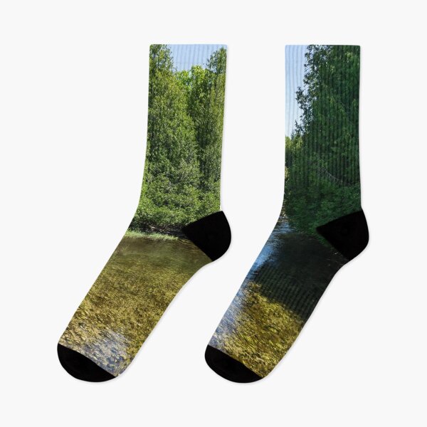 Item preview, Cypress Forest River - the Glossy Sunshine of Summer designed and sold by Georgia Mizuleva.