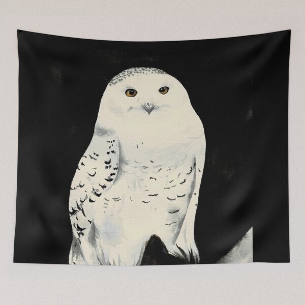 Item preview, Snow owl designed and sold by TwoFullMoonsArt.