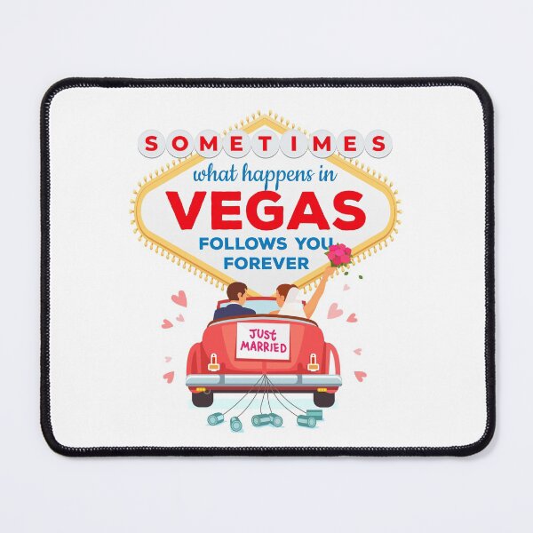 Item preview, Just Married, What Happens In Las Vegas... designed and sold by Maria Garcia.