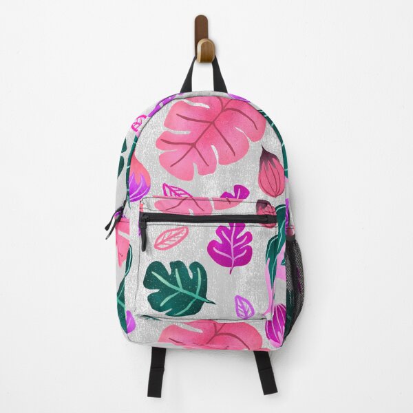 Item preview, Pumpkin & Monestra | Tropical Fall - White and Pink designed and sold by Duniatozy.