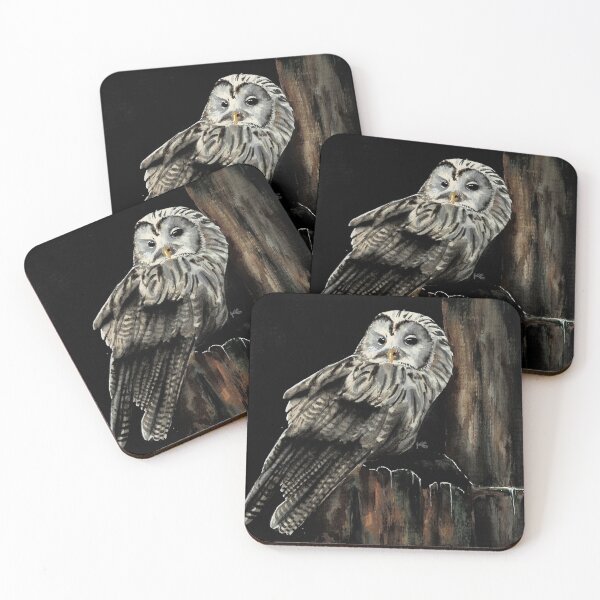 Item preview, Ural Owl  designed and sold by TwoFullMoonsArt.