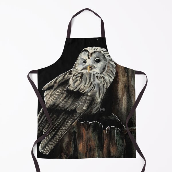 Item preview, Ural Owl designed and sold by TwoFullMoonsArt.