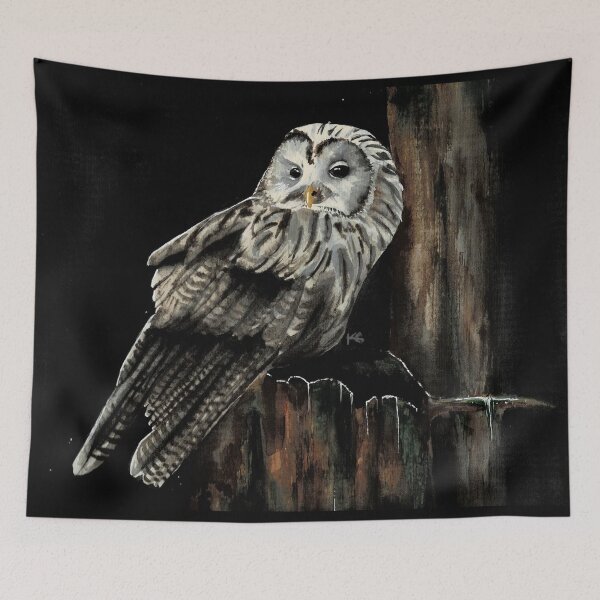 Item preview, Ural Owl  designed and sold by TwoFullMoonsArt.