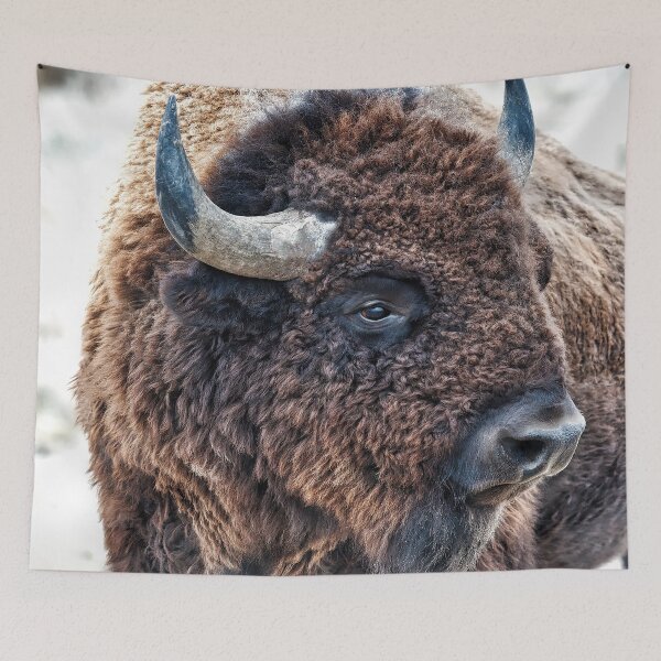 Item preview, In The Presence Of Bison by OLena Art designed and sold by Rocky Mountain Artistry.