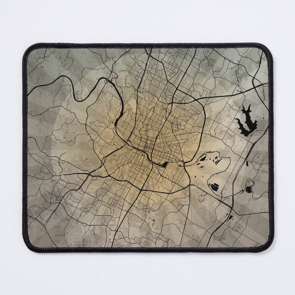 Item preview, Austin TX Artistic Map designed and sold by Interpret108.