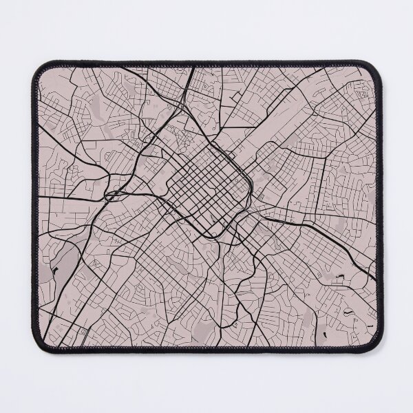 Item preview, Charlotte Blush Pink Artistic Map designed and sold by Interpret108.