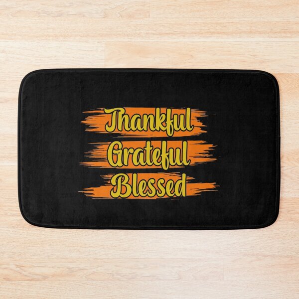 Item preview, Thankful Grateful Blessed Thanksgiving Quote designed and sold by thecooltable.