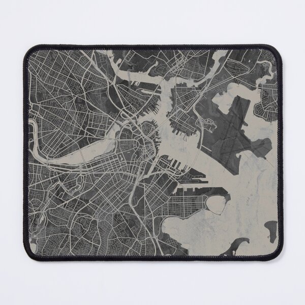 Item preview, Neutral Boston Artistic Map designed and sold by Interpret108.