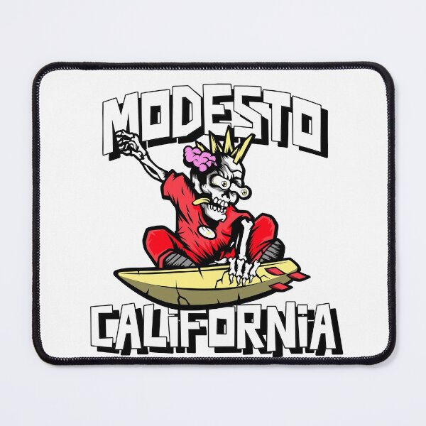 Item preview, MODESTO CALIFORNIA SURF SKELETON AWESOME 209 GRAPHIC designed and sold by BestCoolStuff.