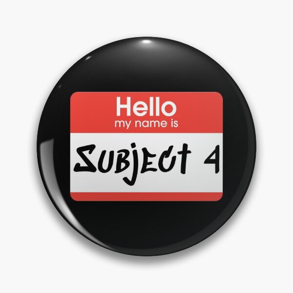 Item preview, my name is Subject 4 863 design designed and sold by YOStudios.