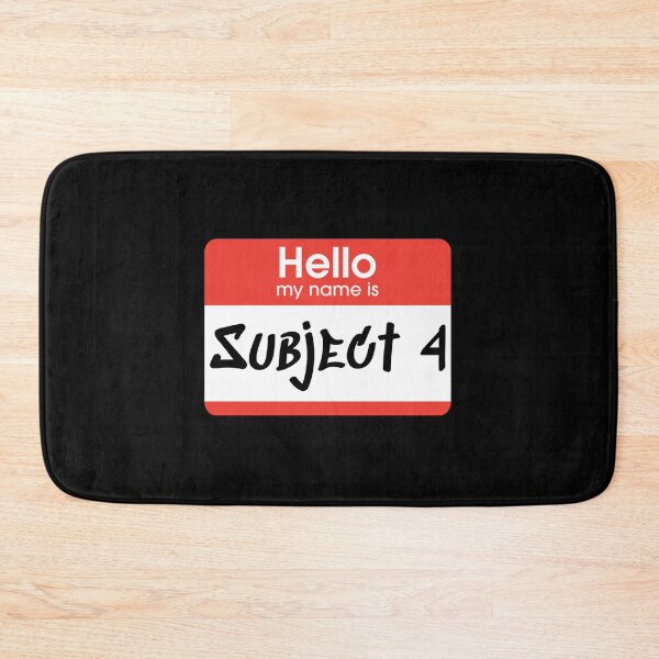 Item preview, my name is Subject 4 863 design designed and sold by YOStudios.