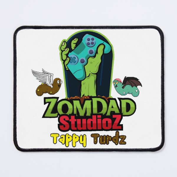Item preview, ZomDad Official Logo with Tappy Turdz! designed and sold by ZomDadOfficial.