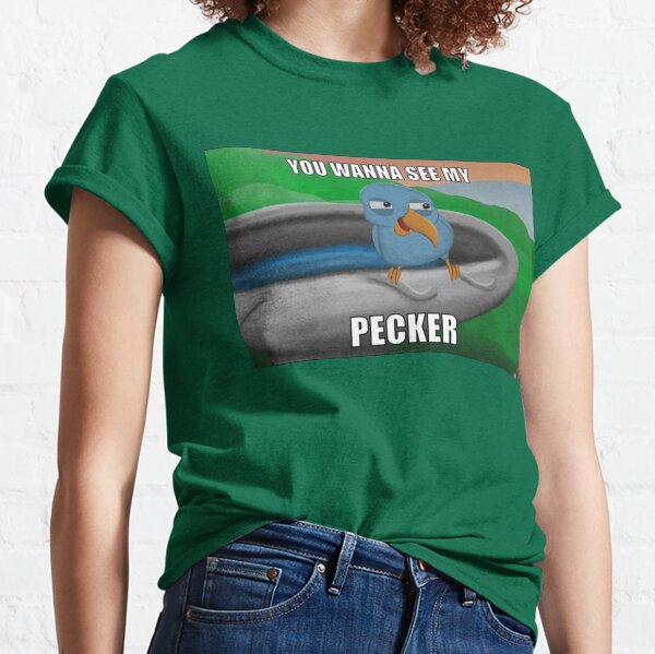 Trip Tank Pecker Bird Camiseta clásica