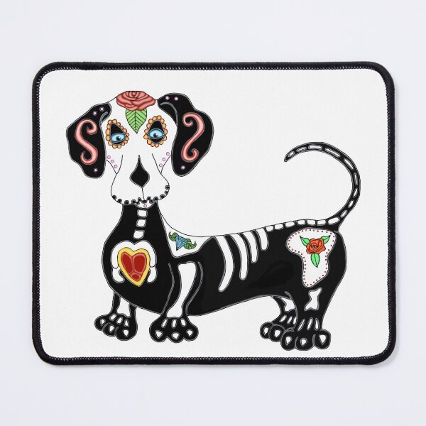 Item preview, Dachshund Sugar Skull designed and sold by J-CCreations.