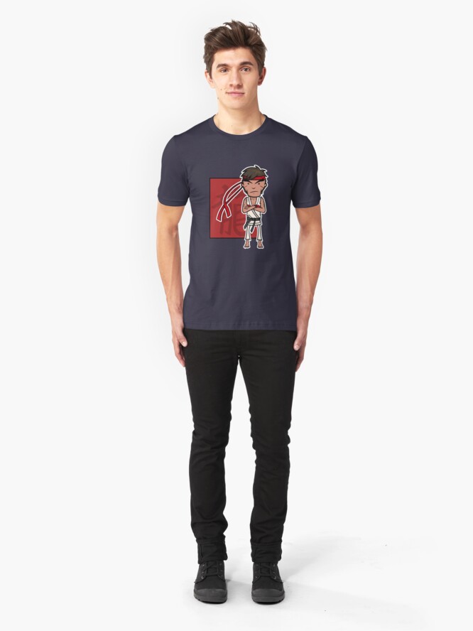 Alternate view of Ryu - Street Fighter Slim Fit T-Shirt