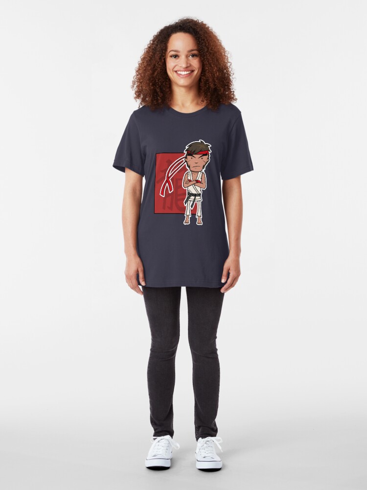 Alternate view of Ryu - Street Fighter Slim Fit T-Shirt