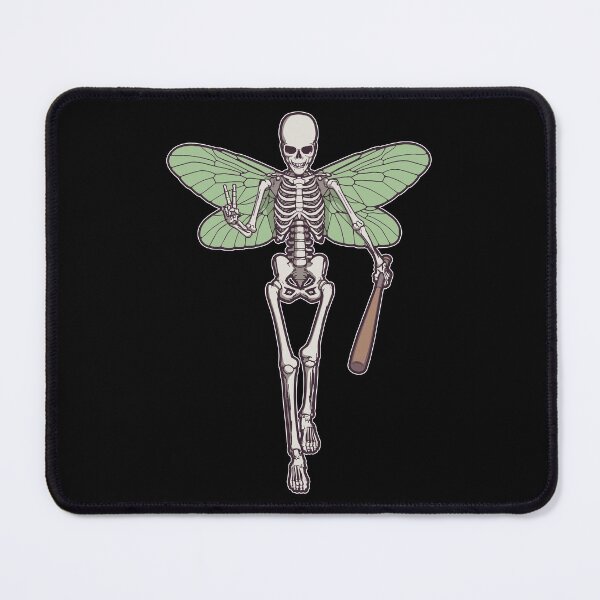 Item preview, Fairycore Cottagecore Skeleton Gothic Fairy Baseball Bat designed and sold by GrandeDuc.