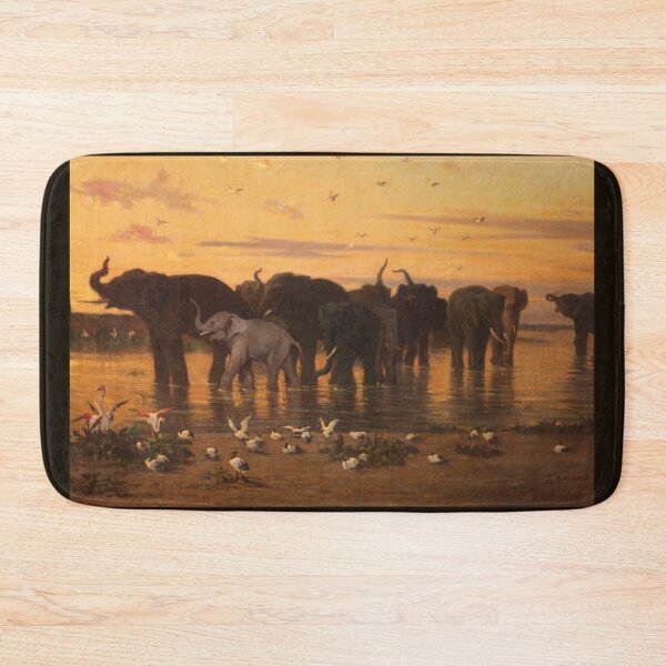 Item preview, African Elephants 2 by Charles-Emile de Tournemine designed and sold by Amanda1775.