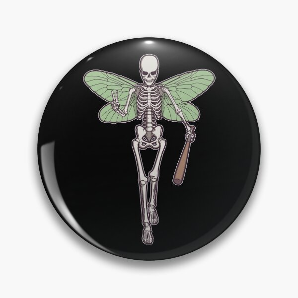 Item preview, Fairycore Cottagecore Skeleton Gothic Fairy Baseball Bat designed and sold by GrandeDuc.