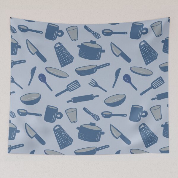 Item preview, Kitchen things - blue designed and sold by karousel.