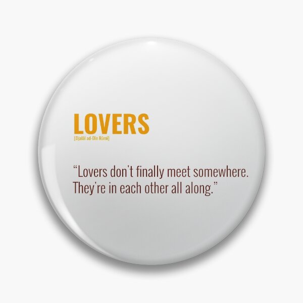 Item preview, Djalâl ad Dîn Rûmî Quotes About Lovers designed and sold by Studio TANFF.