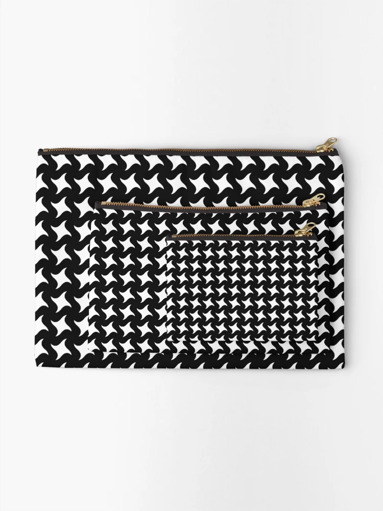 Thumbnail 2 of 4, Zipper Pouch, Negative Ninja Stars Pattern designed and sold by RafaelLima7.