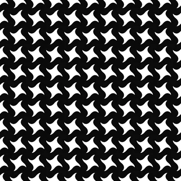 Artwork thumbnail, Negative Ninja Stars Pattern by RafaelLima7