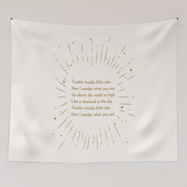 Item preview, Nursery Rhyme - Twinkle Twinkle Little Star designed and sold by Tovahblue.