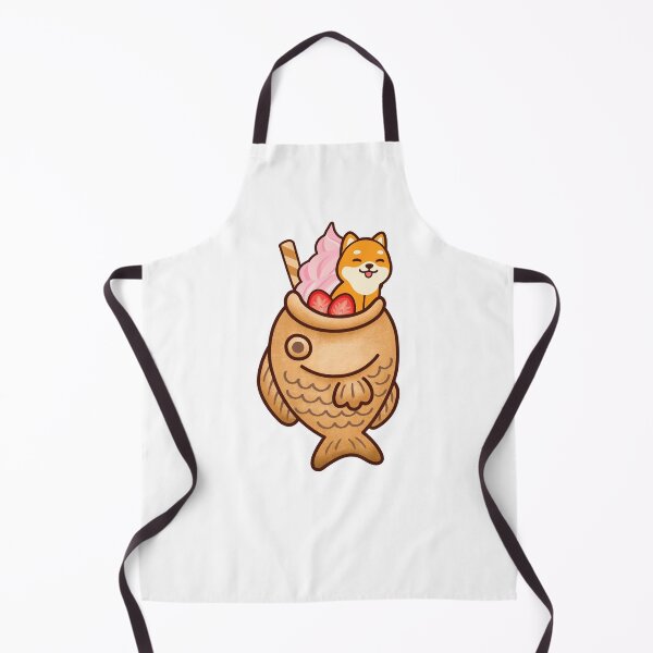 Item preview, Japanese Taiyaki Fish Cake & Ice Cream Kawaii Shiba Inu Dog designed and sold by Maria Garcia.