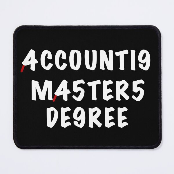 Item preview, Accounting masters degree designed and sold by Dinashop.