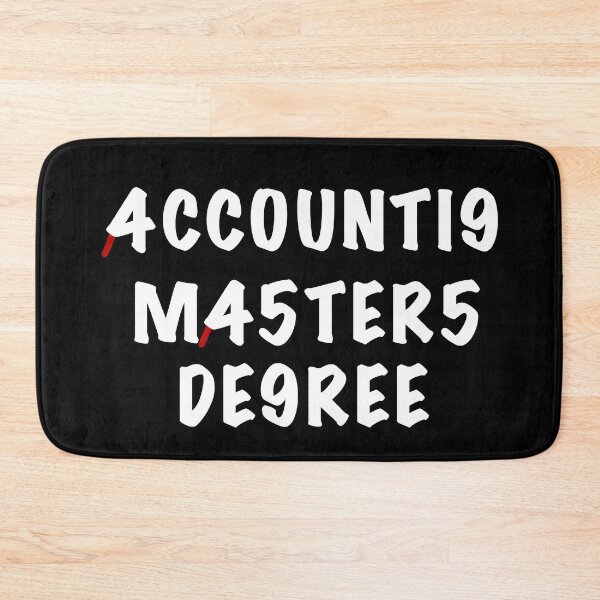 Item preview, Accounting masters degree designed and sold by Dinashop.