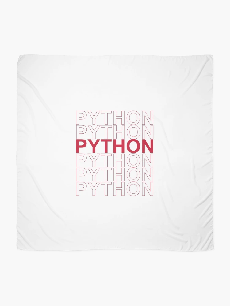 Thumbnail 2 of 3, Scarf, Python, Python, Python, Python, Python designed and sold by ienjoydogs.
