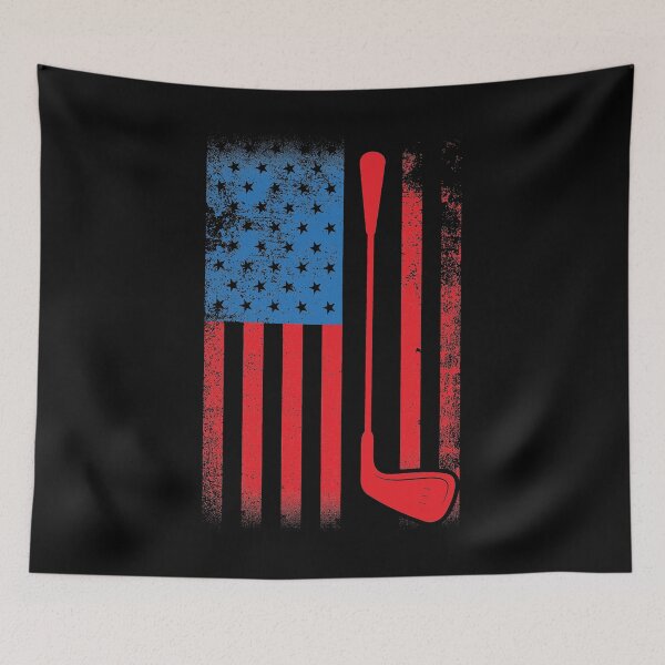 Item preview, American Golf Flag | Country Pride designed and sold by thecooltable.