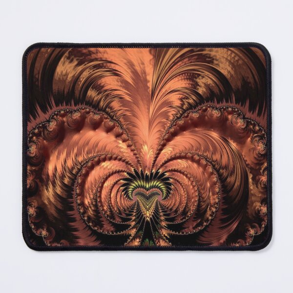 Item preview, Fractal Mardi Gras Feathered Mask designed and sold by IssyDesigns.