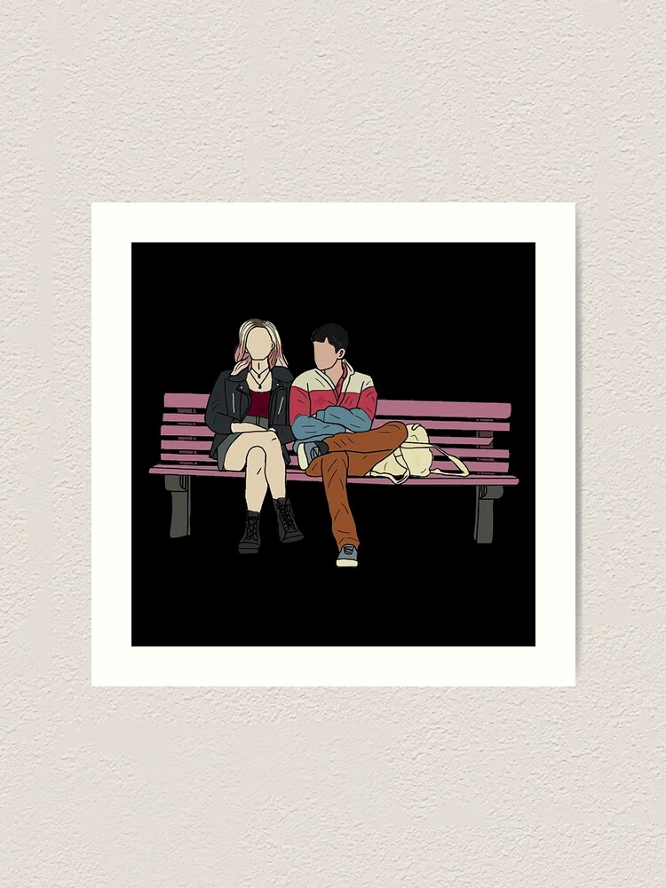 Maeve And Otis Bench Sex Education Art Print For Sale By Awesomefanarts Redbubble 9918