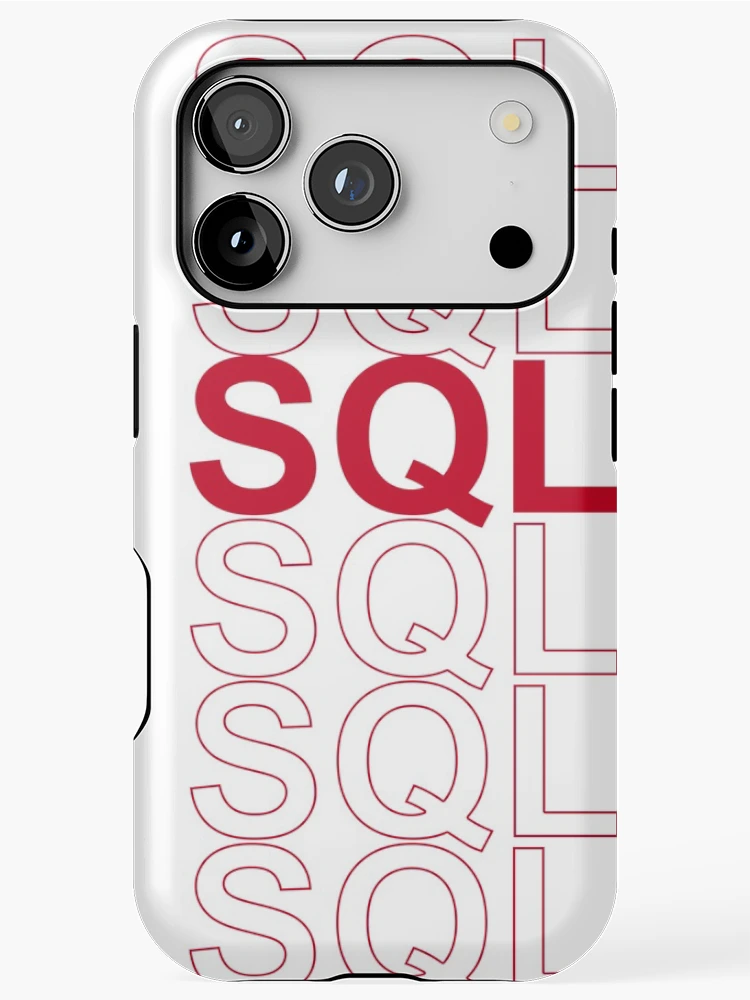 Thumbnail 1 of 4, iPhone Case, SQL, SQL, SQL, SQL designed and sold by ienjoydogs.