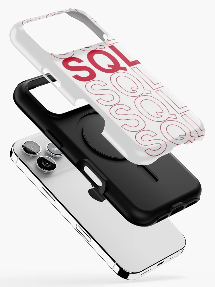 Thumbnail 2 of 4, iPhone Case, SQL, SQL, SQL, SQL designed and sold by ienjoydogs.