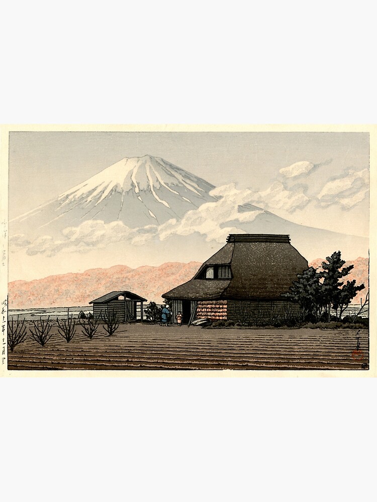 Mt. Fuji from Narusawa Hasui Kawase Shin Hanga Art  Poster for Sale by  RBEnt | Redbubble