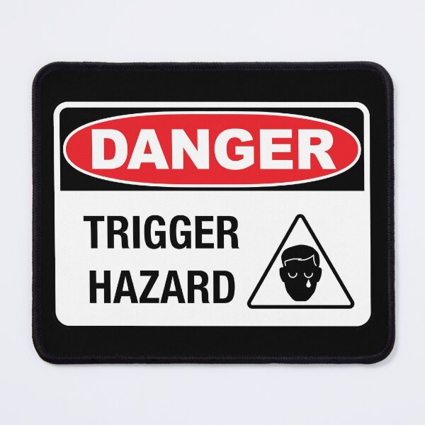 Item preview, Danger Trigger Hazard designed and sold by TikiLuke.