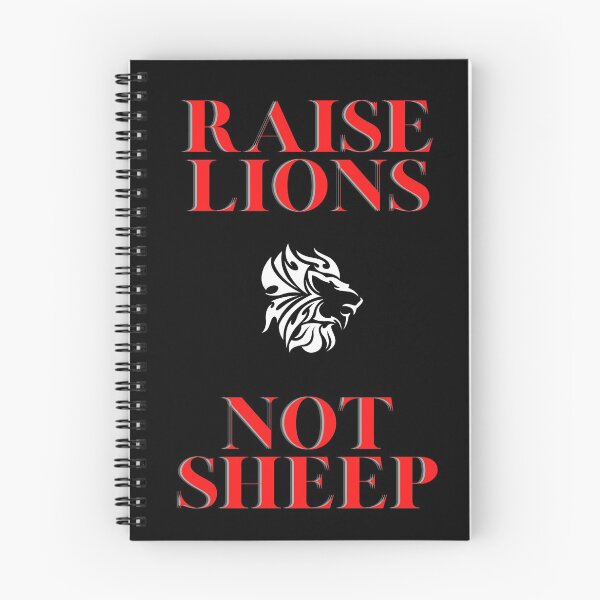 Item preview, Raise Lions Not Sheep Simple Powerful Graphic designed and sold by SandblockBass.