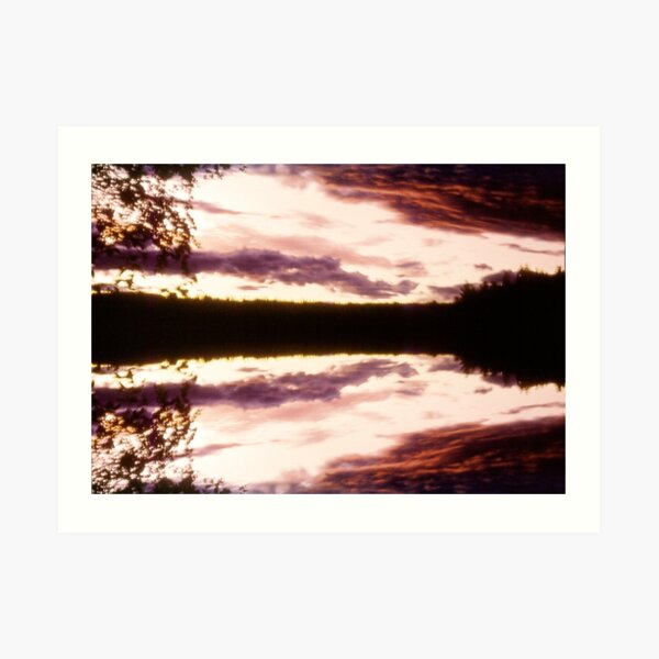 Rorschach's Sunset Art Print