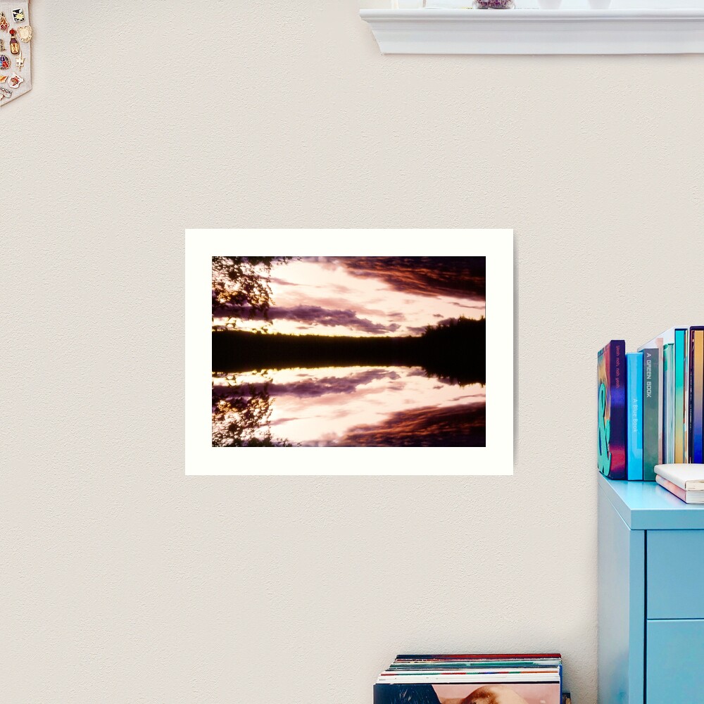 Rorschach's Sunset Art Print