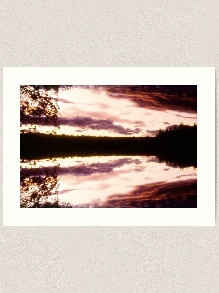 Alternate view of Rorschach's Sunset Art Print