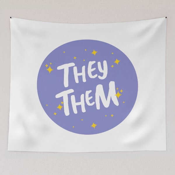 Item preview, They them pronouns designed and sold by mjalred.