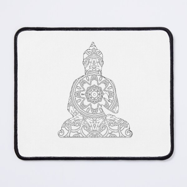 Item preview, Mandala Buddha designed and sold by Rosaliartbook.
