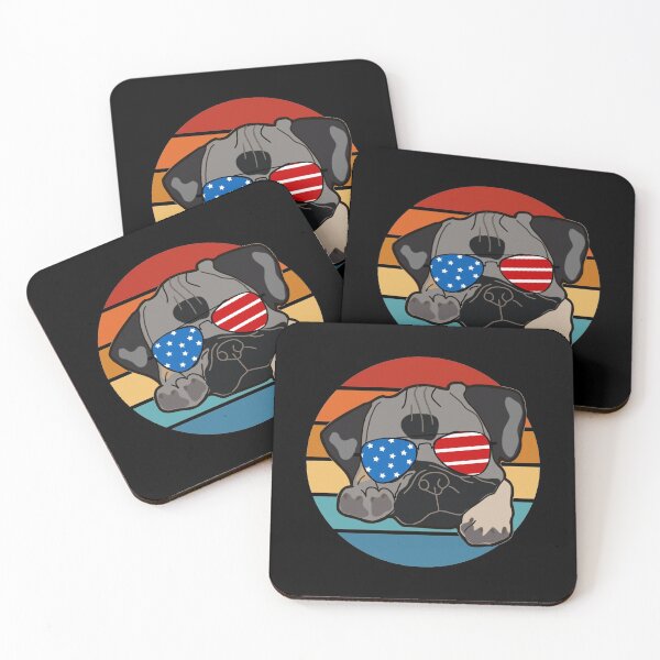 Item preview, American Pug USA Flag Sunglasses | Country Pride designed and sold by thecooltable.