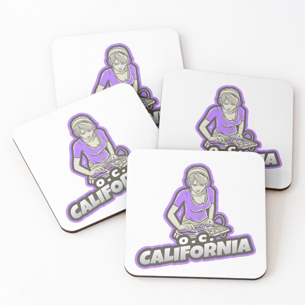 Item preview, O.C. California Lady DJ SPINNIN Orange County California  designed and sold by BestCoolStuff.